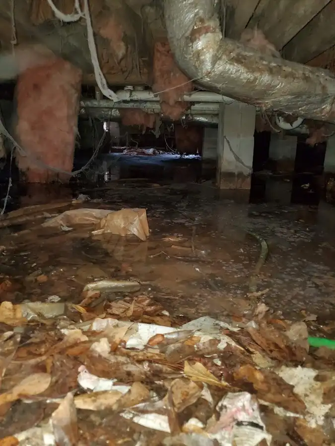 Crawl space flood assessment for Commercial Water Damage Restoration in Sparks